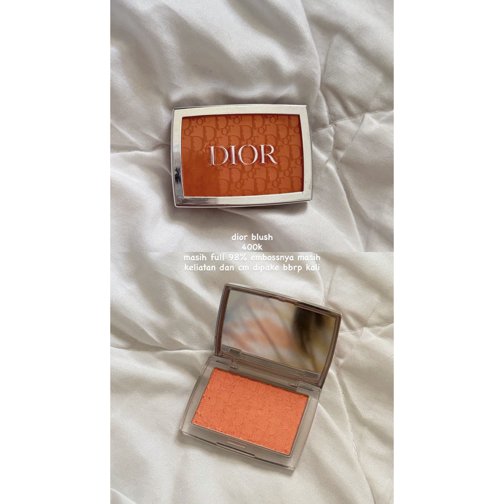PRELOVED blush on dior shade coral 004