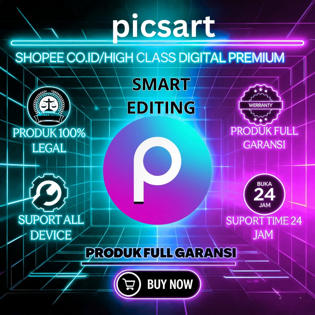 Picsart Premium 7 Hari - Legal & Bergaransi, Bisa Digunakan di Semua Perangkat
