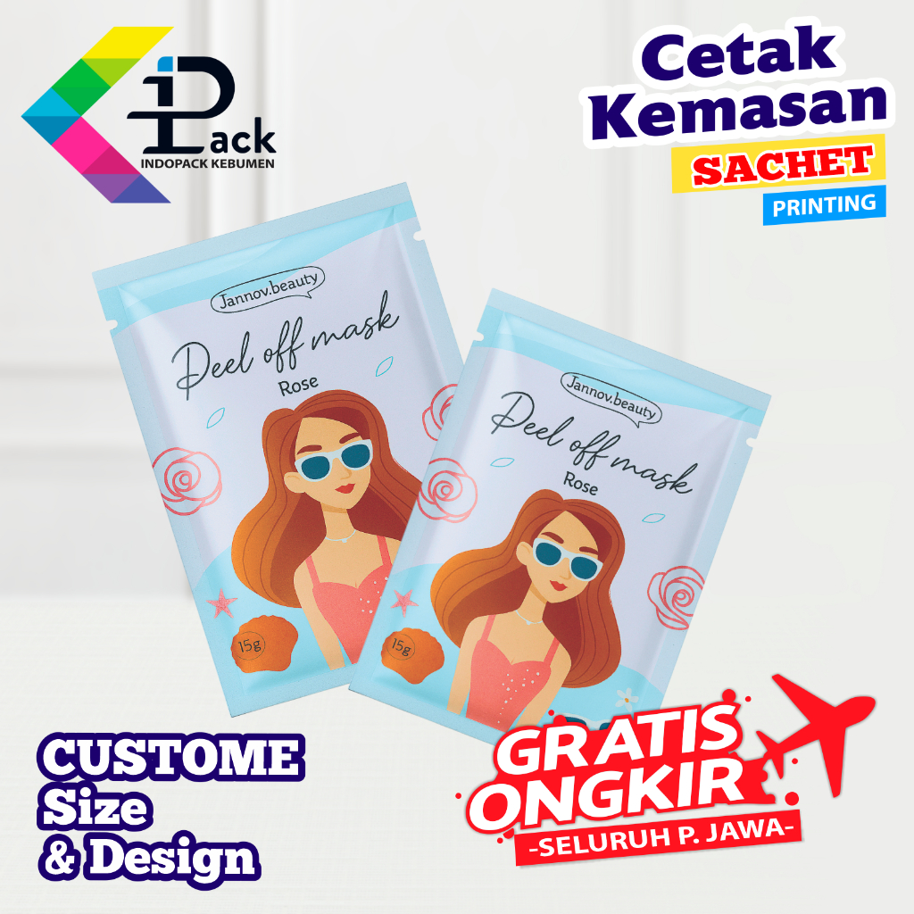 CETAK PLASTIK SACHET 10X12 CUSTOM | PRINTING KEMASAN | PERCETAKAN KEMASAN PLASTIK