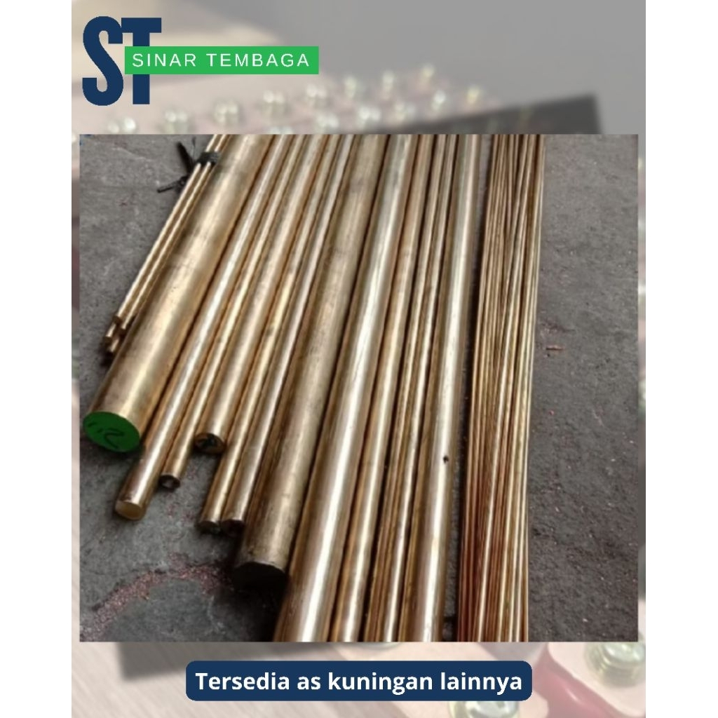 Round brass 56mm x 12,5cm as kuningan 56mm