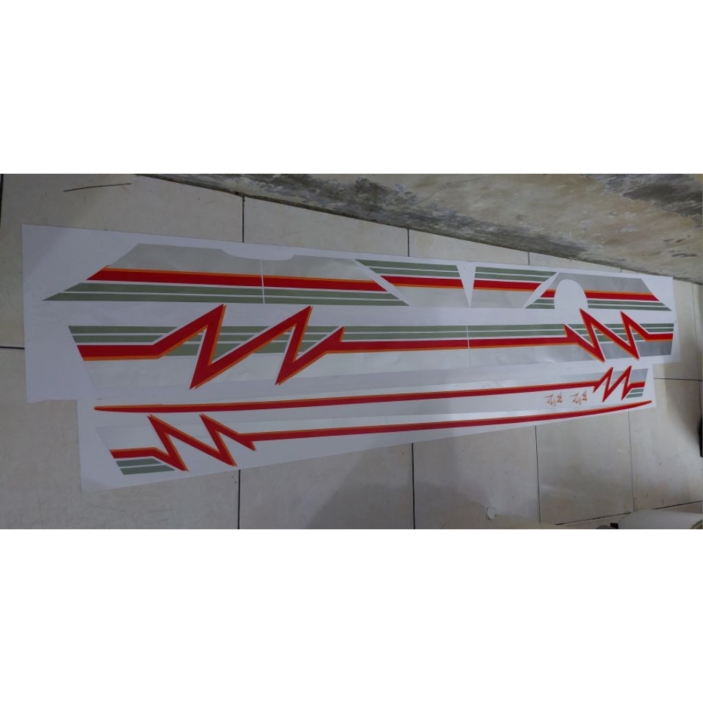 stiker lisbody katana blitz/lis body katana jimny