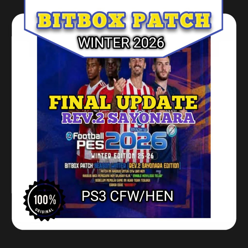 BITBOX PATCH 2026 PS3 GAME PS3 PKG