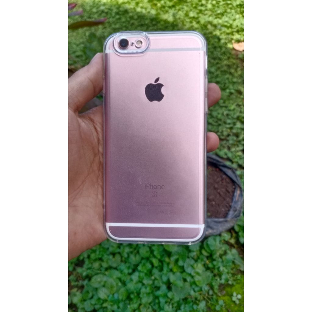 iPhone 6s 64GB Rose Gold ALL OPERATOR Retak Hairline | Touchscreen Normal | Bonus Charger + Case