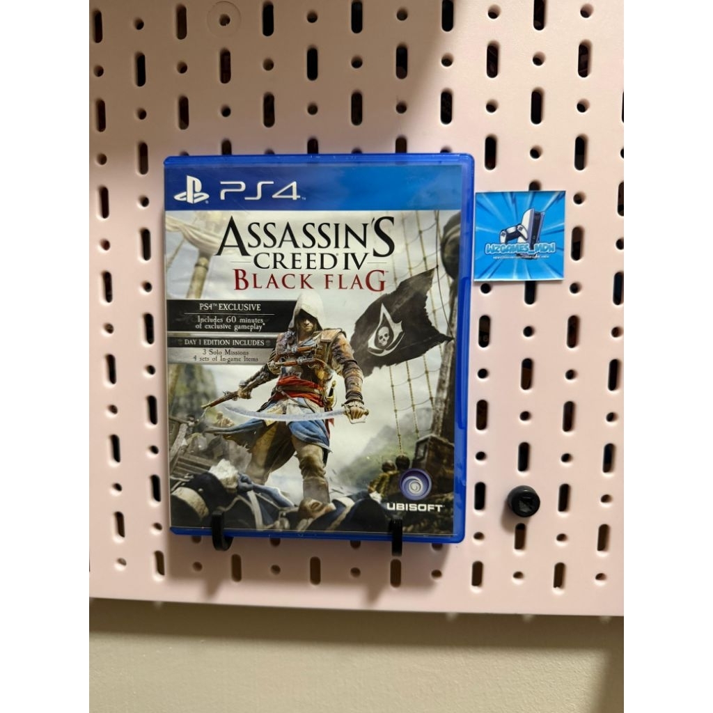 BD / KASET PS4 Assassins Creed IV Black Flag  Bekas