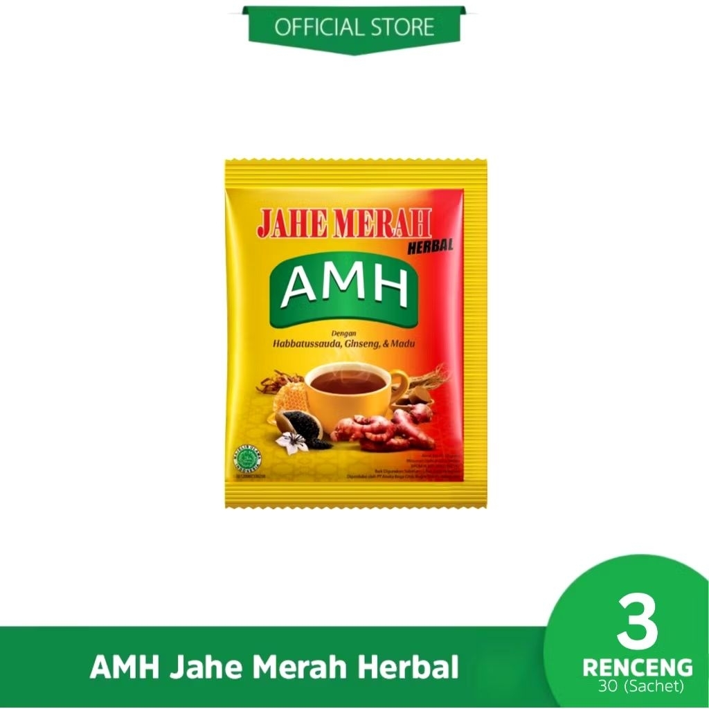 AMH Jahe Merah | Jahe Merah AMH | 3 Renceng