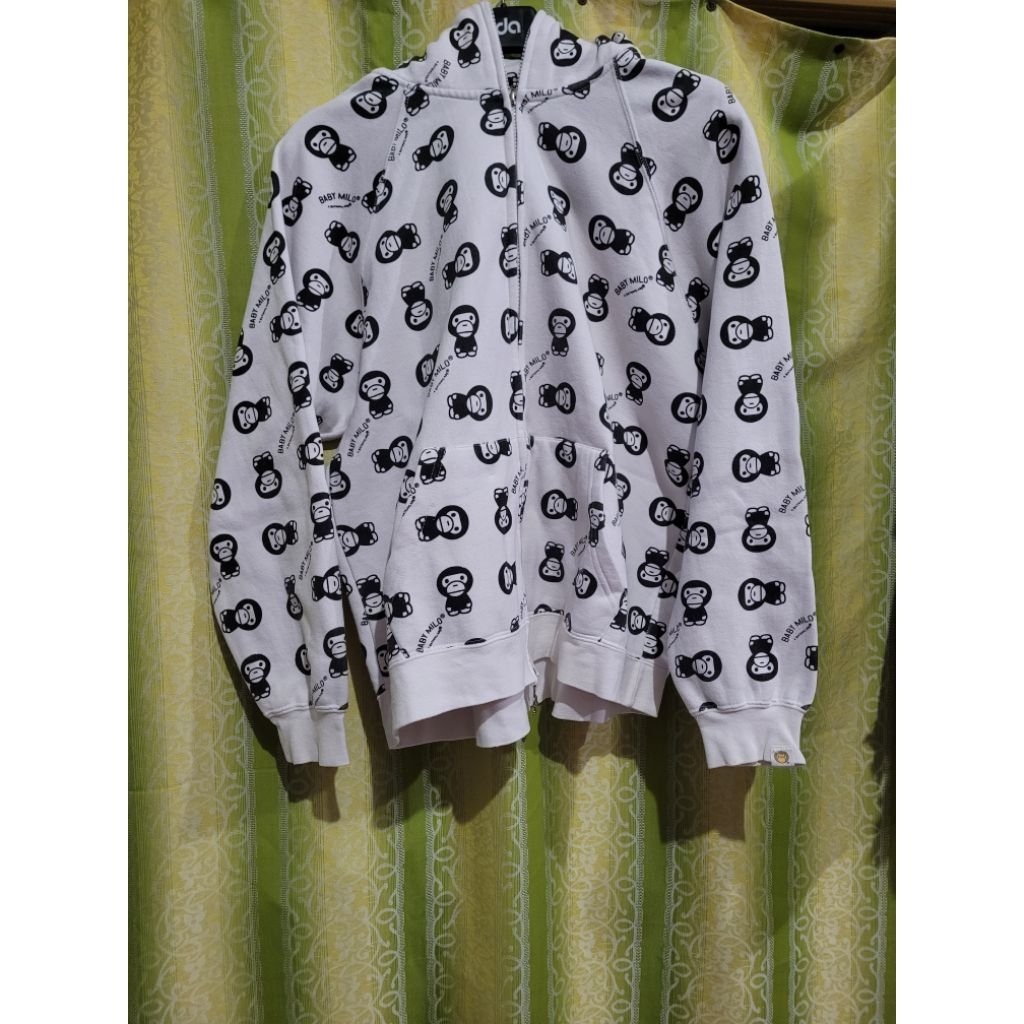 HOODIE ZIPPER BABY MILO FILLPRINT AOP