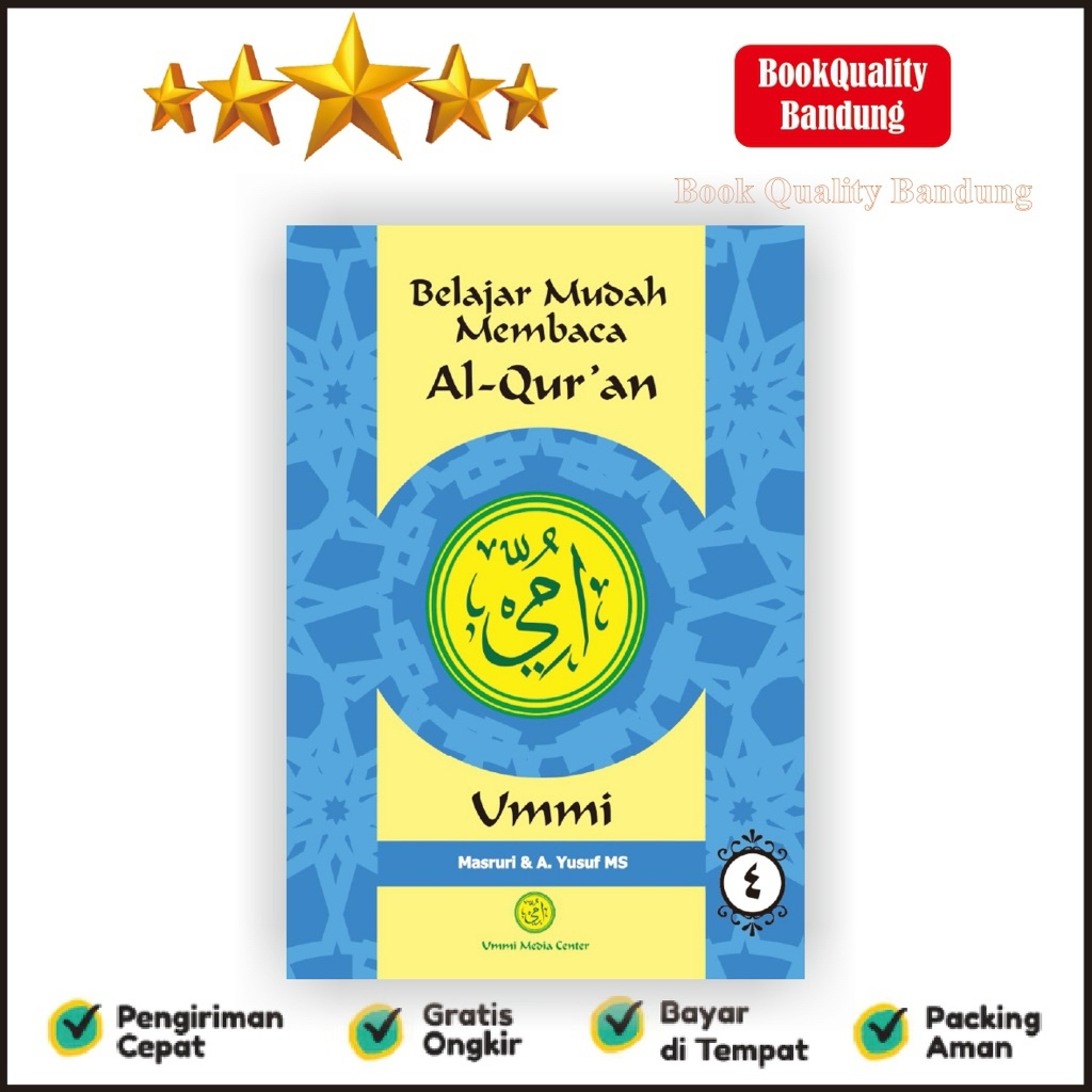 Buku cara cepat Membaca alquran Metode ummi Jilid 4
