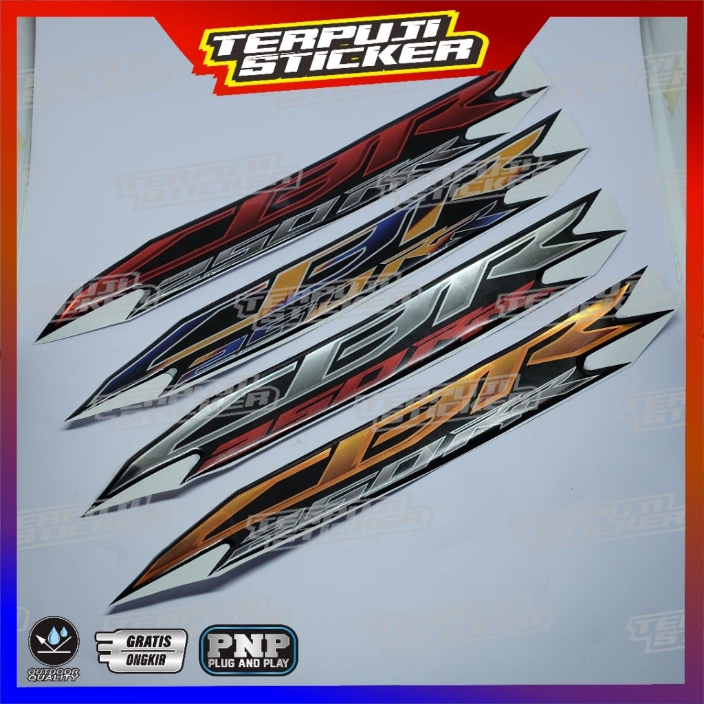 emblem timbul HONDA CBR 250RR/emblem cbr 250rr/sticker cbr 250rr