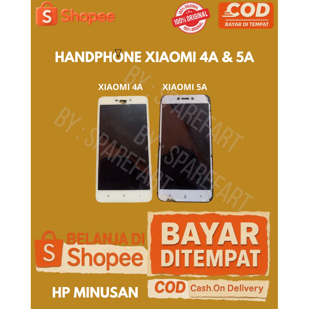 JUAL HP MINUS XIAMO 5a sama XIAOMI 4a |ORIGINAL|