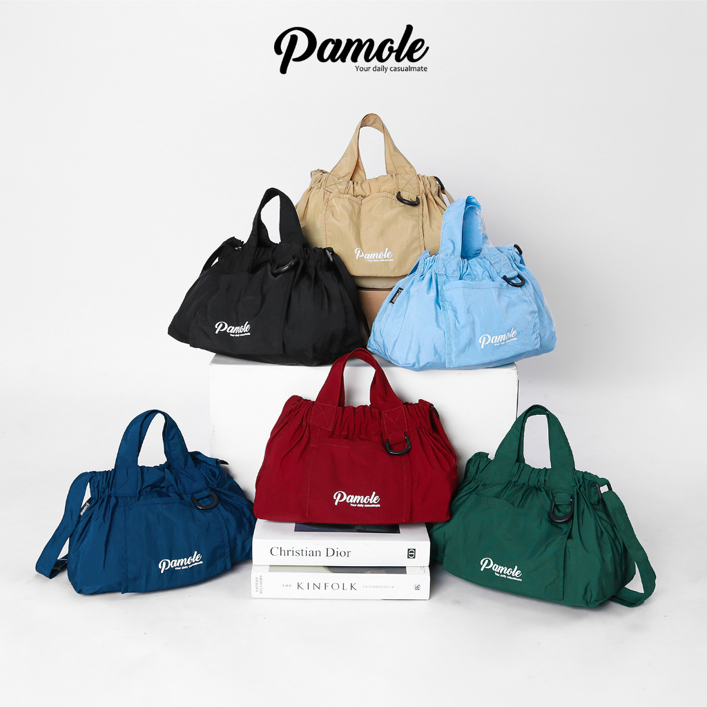 Pamole - Dumpling Bag Tas Tangan Dengan Tali Panjang Sling Bag Wanita Tas Serut