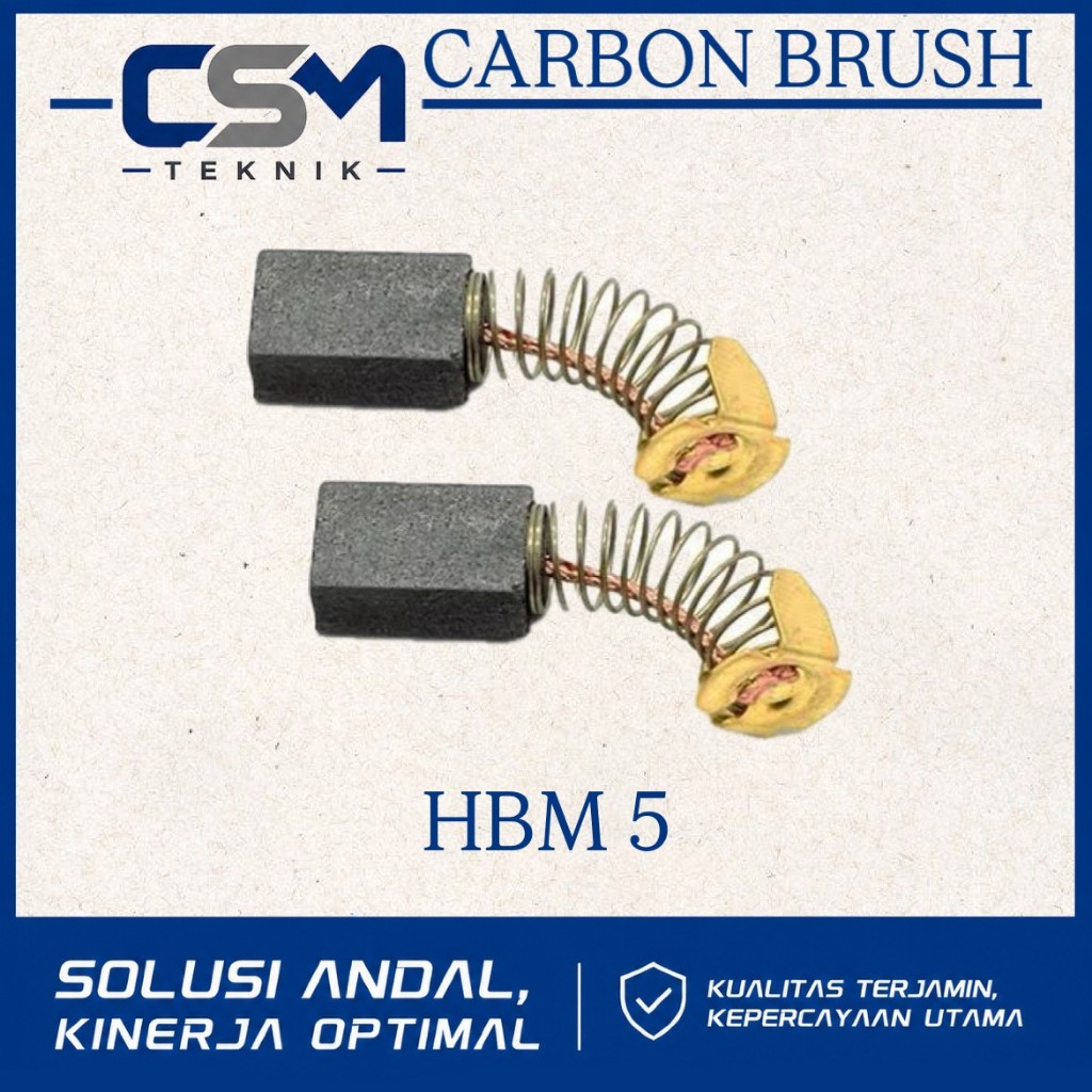 CARBON BRUSH ARANG BITEC HBM50 HBM5 ARENG MESIN BOBOK BITEC HBM 50