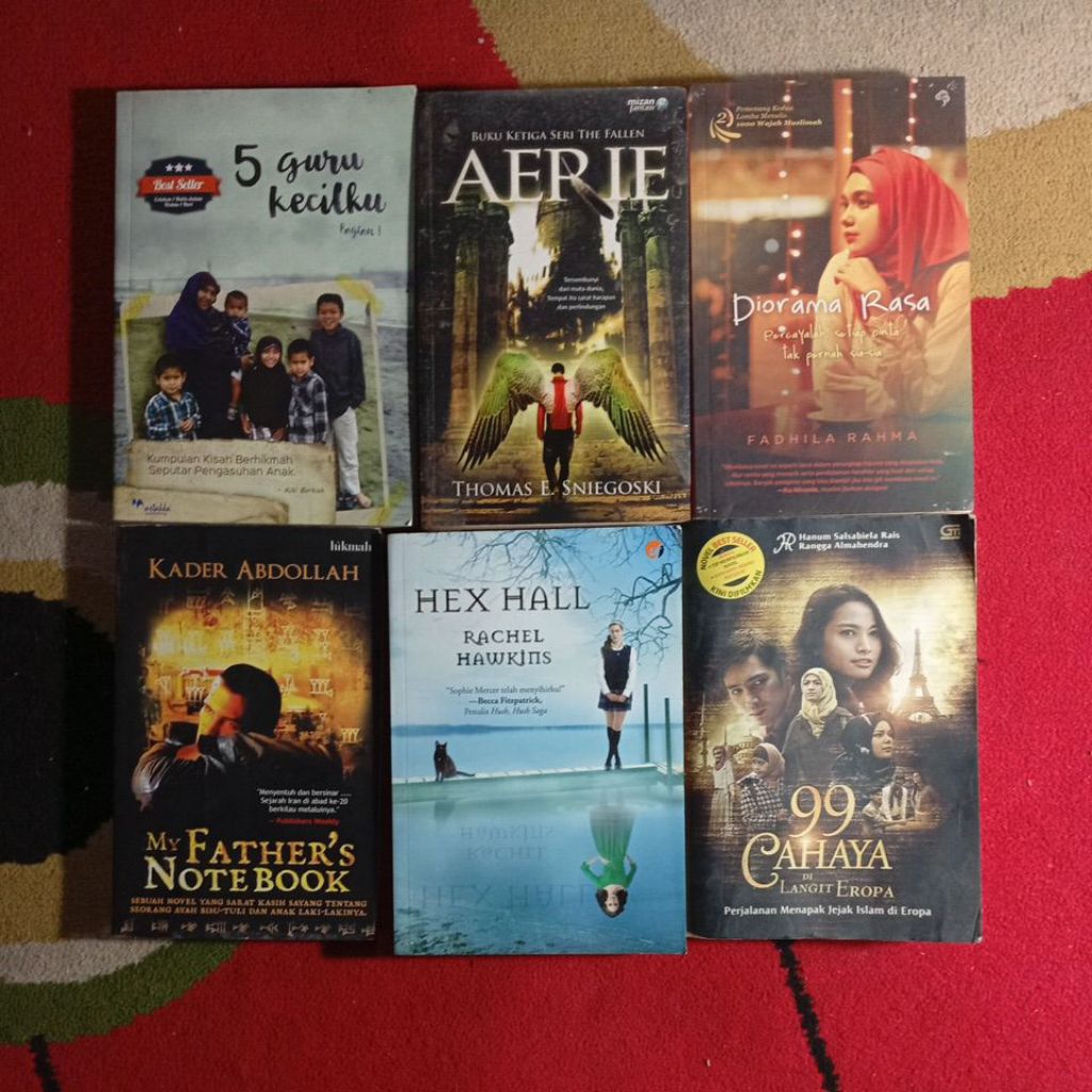 Obral buku novel, hanya 20k