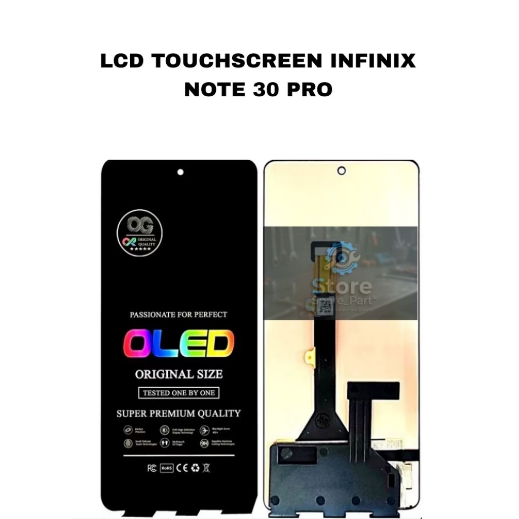 LCD TOUCHSCREEN INFINIX NOTE 30 PRO OLED/AMOLED ORIGINAL FULLSET