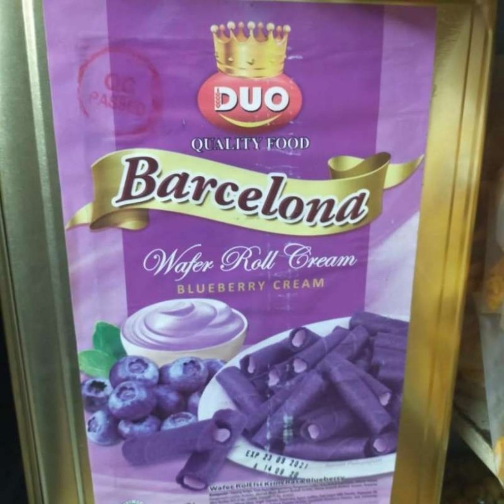 Astor Mini Wafer Roll Barcelona Kaleng 4 Kg