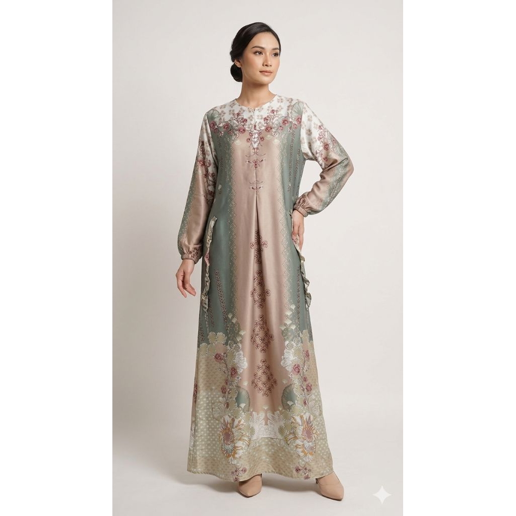 NEW  GAMIS ARMANI SILK WANITA MUSLIM SIZE L