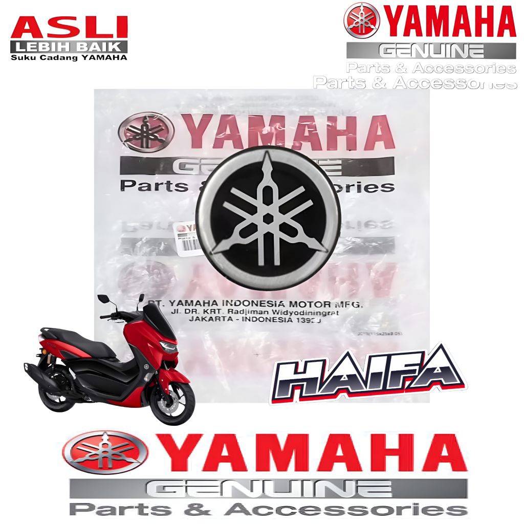 EMBLEM LOGO YAMAHA PANEL SEN NMAX OLD NMAX NEW  AEROX 2DP-F413B-00 ORIGINAL YAMAHA