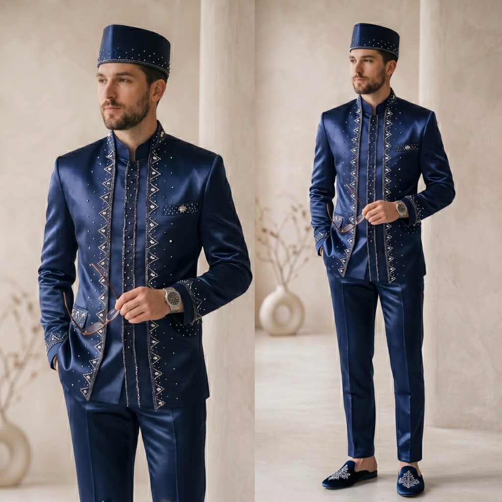 Beskap pengantin pria premium | Basofi beskap pria pengantin modern