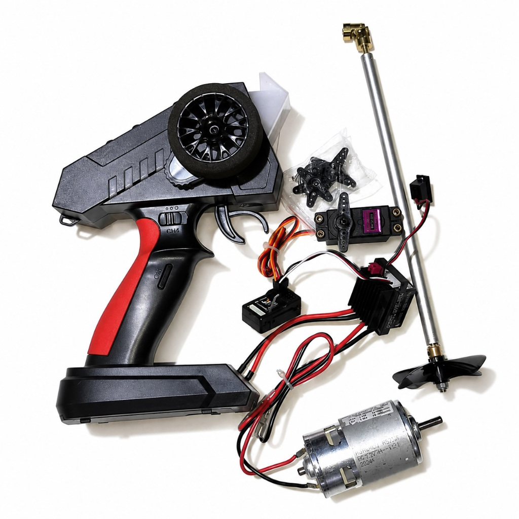 Elektronik Rc Boat paket 1 set Remote 6CH