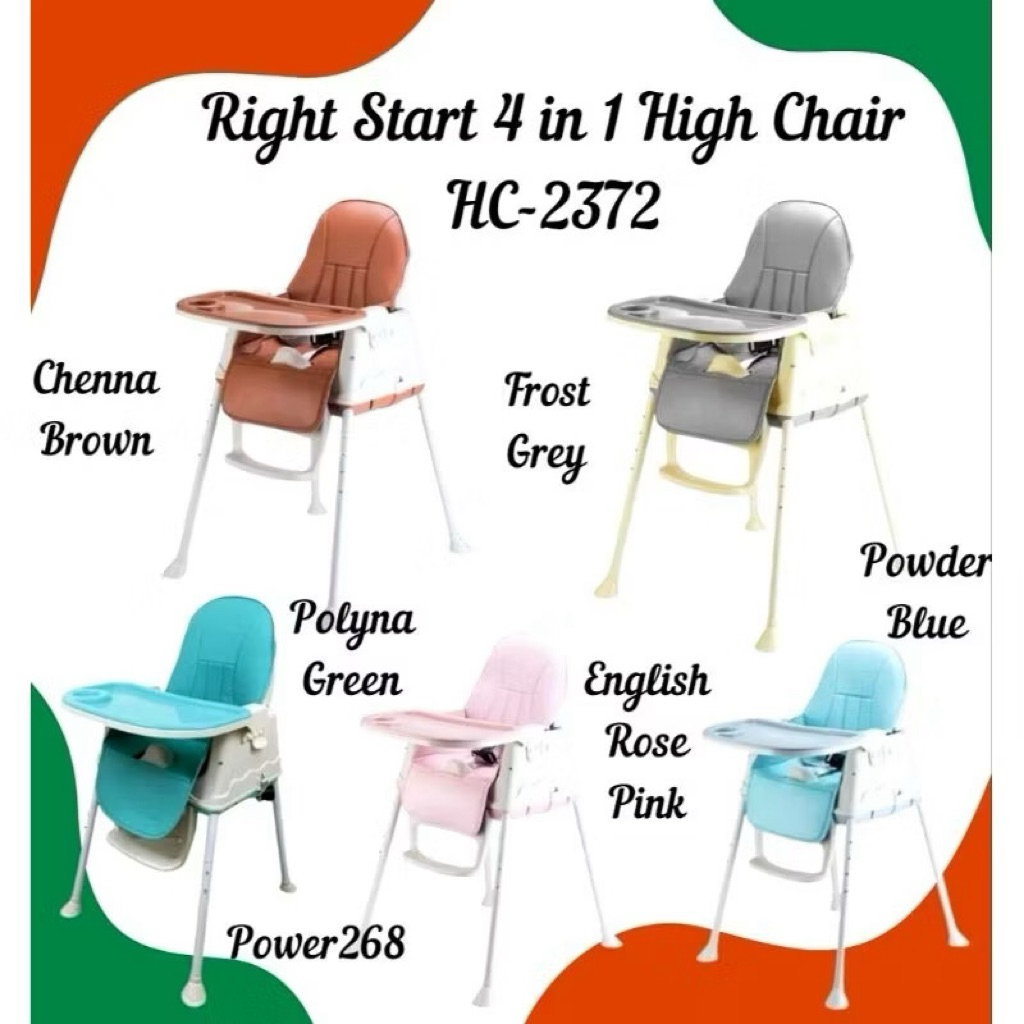 Right Start 4 in 1 High Chair 2372