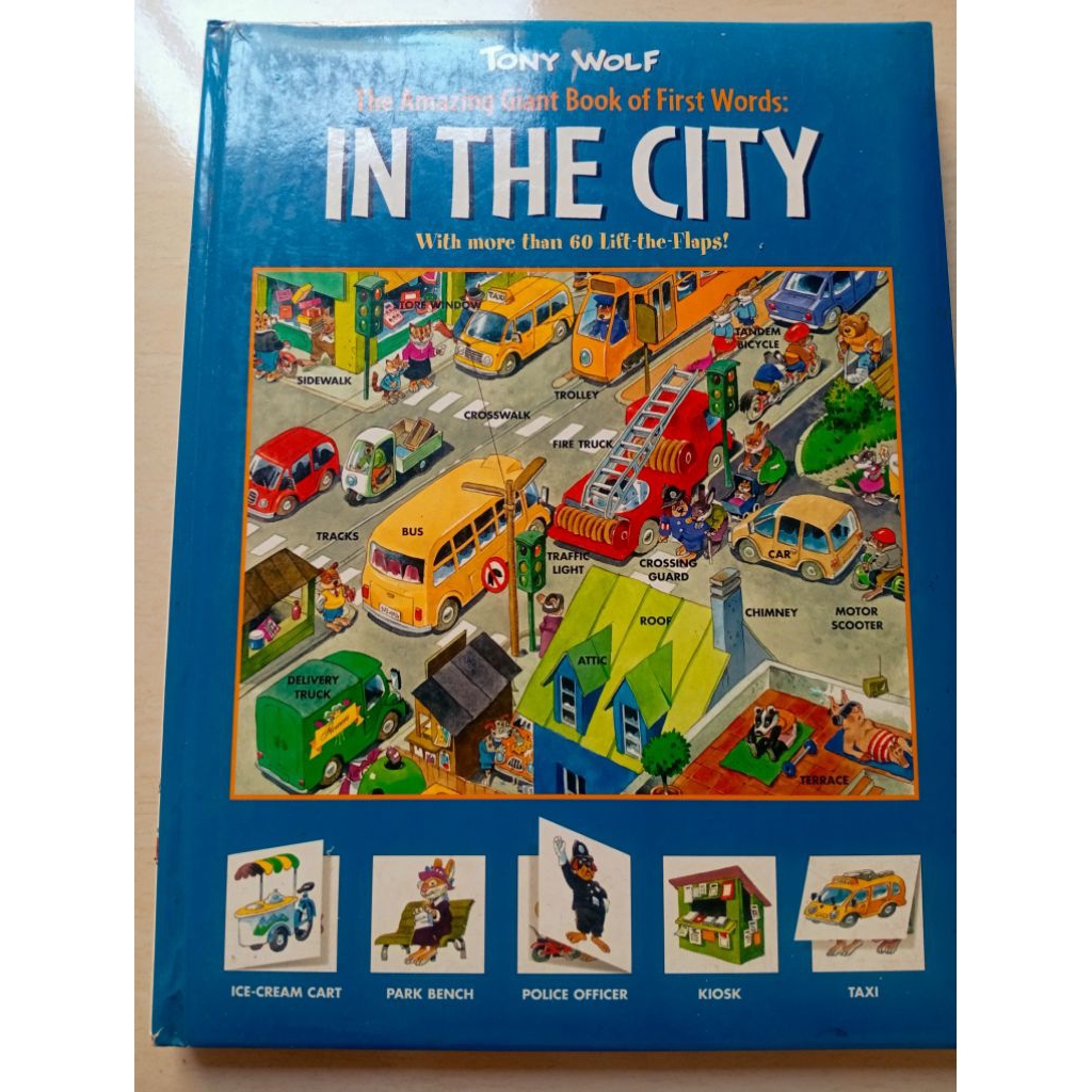 (PRELOVED BUKU ANAK) Boardbook tony wolf - the city