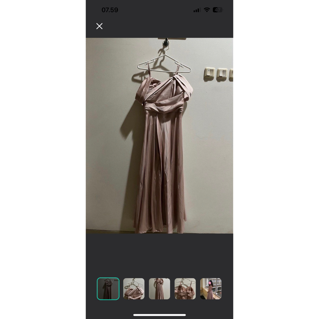 preloved bride's maid dress