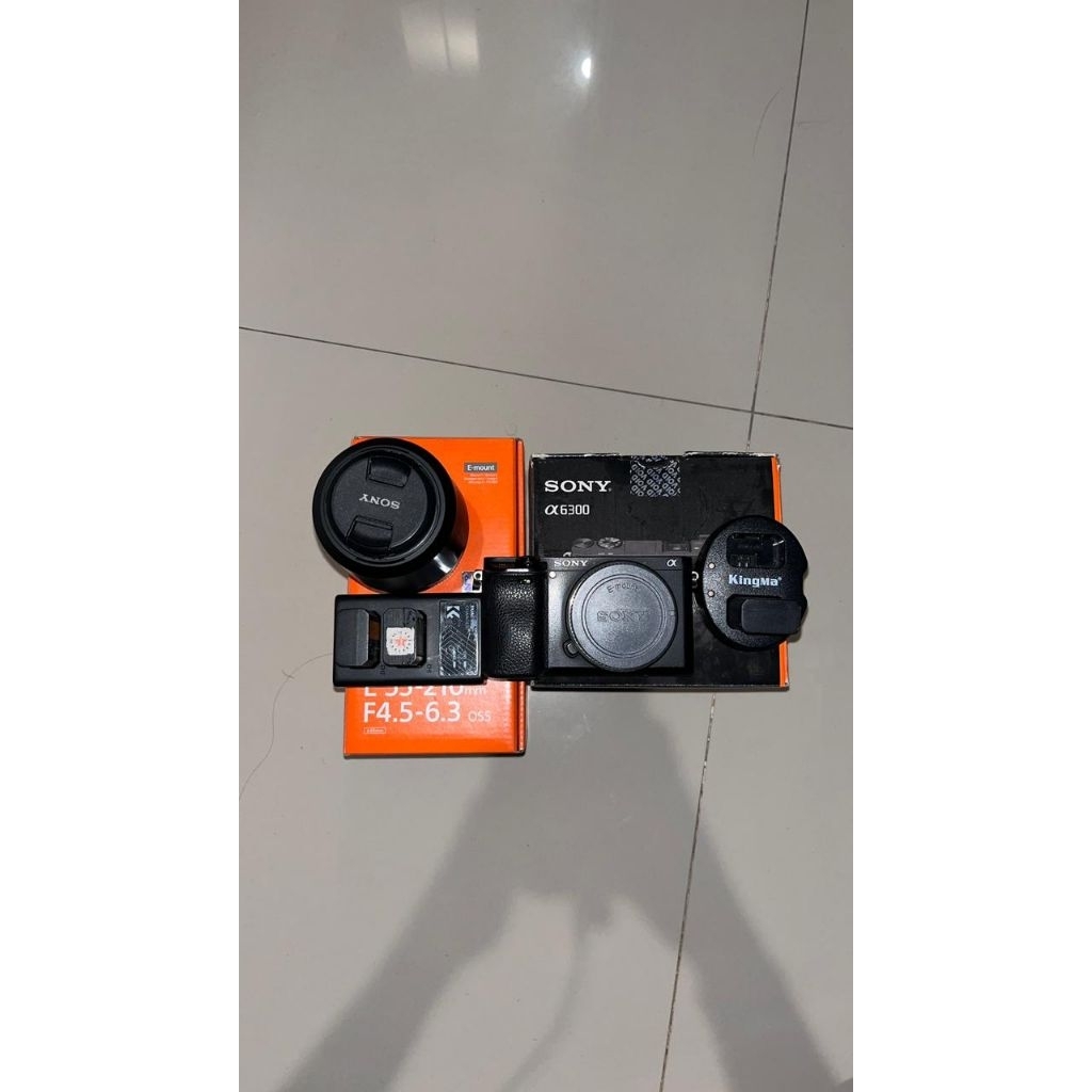 Jual Kamera Second Sony A6300 + Lensa 55-210mm