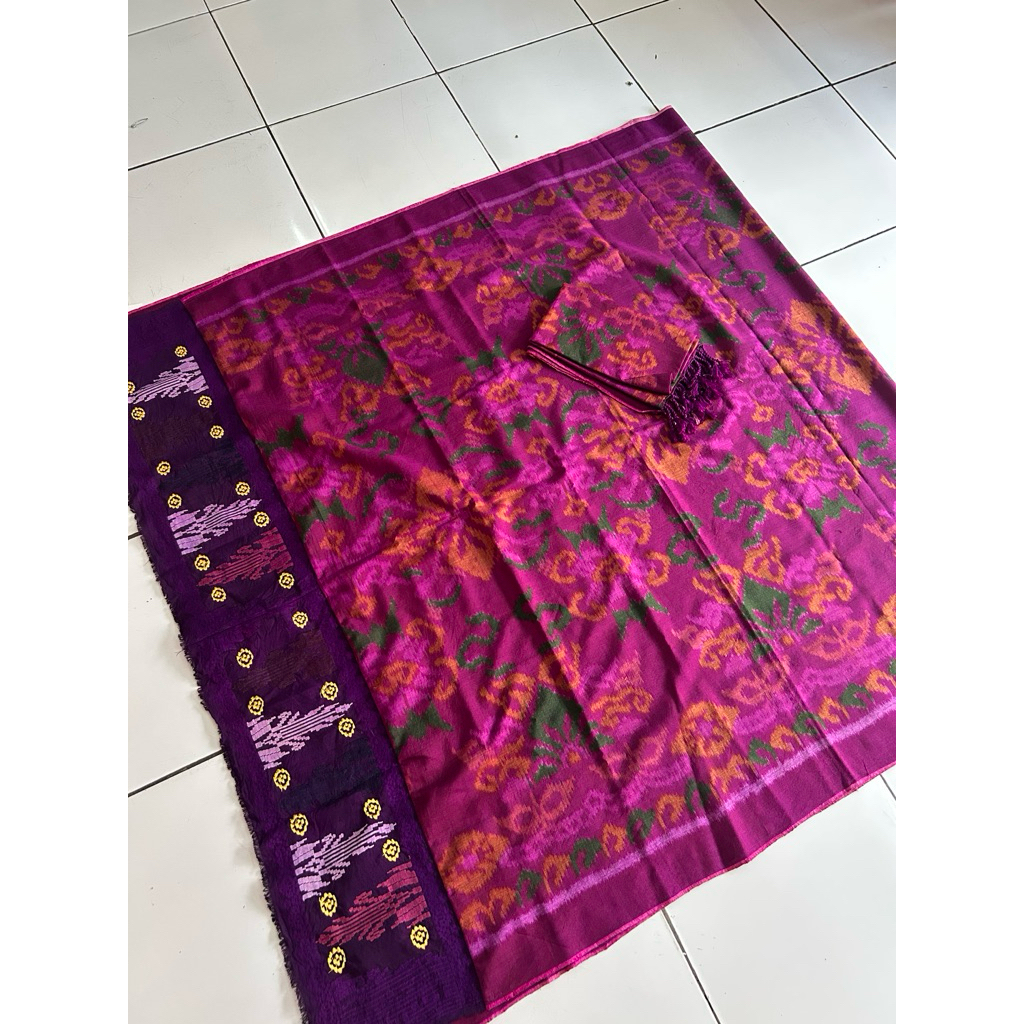 Ready Sutra Mastuli Tumpal Songket Sutra Singaraja