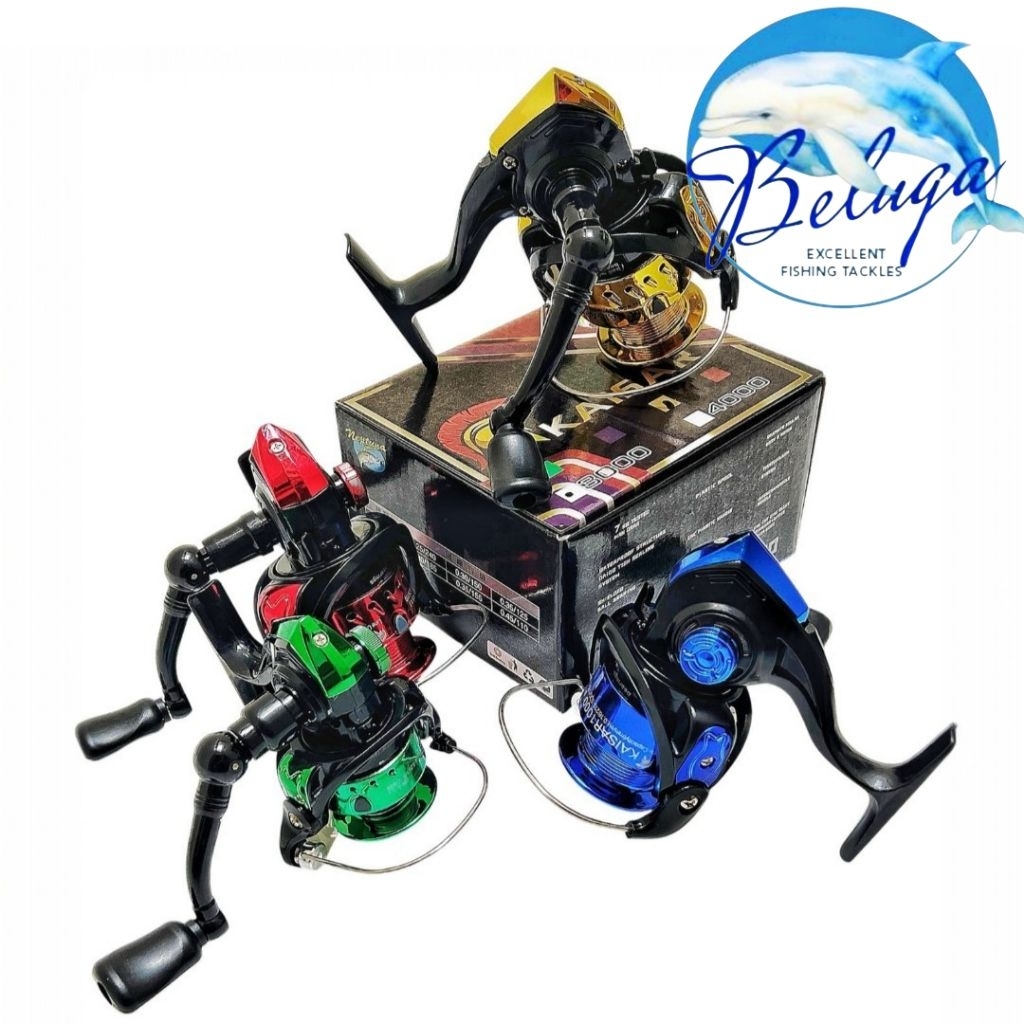 [ GROSIR ] Reel | Spinning NEPTUNA KAISAR 500 | CNC Handle | Reel Spinning Murah