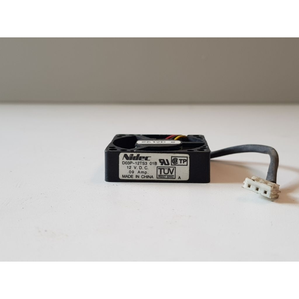 Fan kipas Nidec DC 12V-0,9A 3,5x3,5cm 3pin