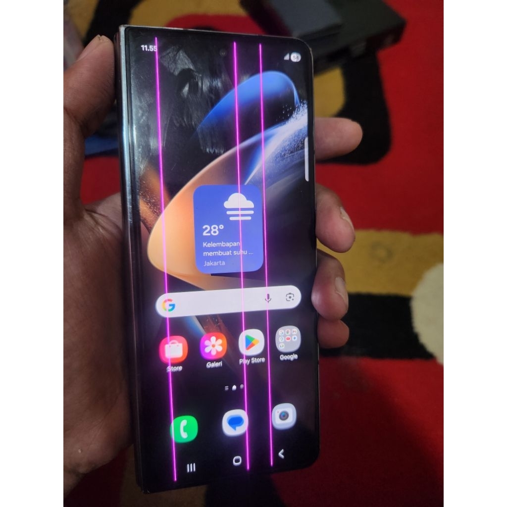 lcd depan samsung z fold 4 minus
