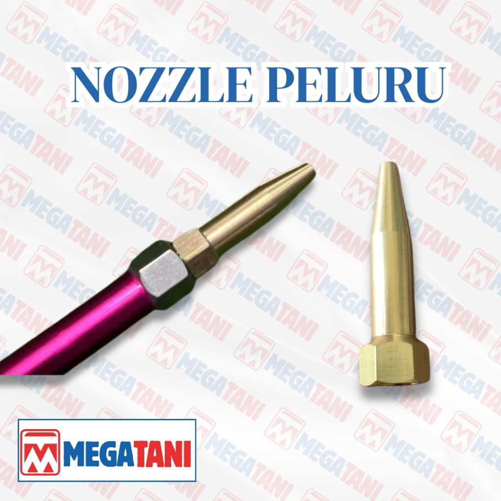 Nozzle peluru brajamusti / Nozzel rudal balistik / Nozzle peluru untuk sprayer mesin 2tak / 4tak