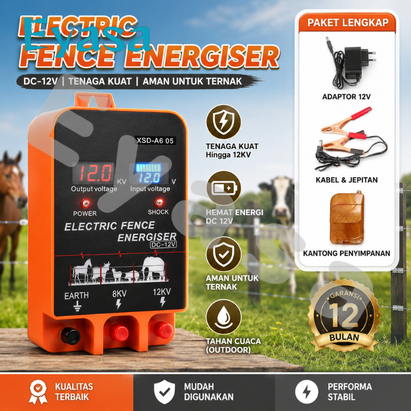 Electric Fence Energizer / Alat Kejut Pagar Listrik 12 KV MDY