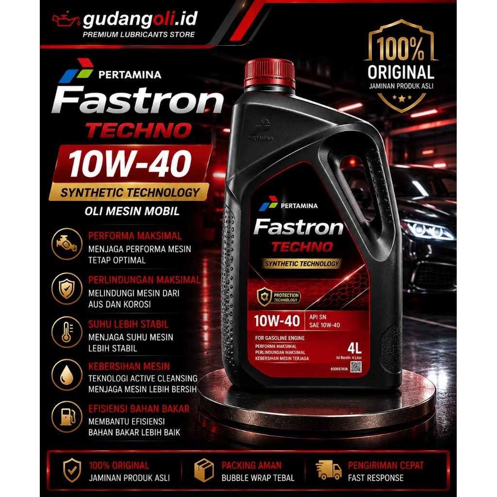 Oli Avanza Fastron Techno 10W40 4L Original Oli Mobil Toyota
