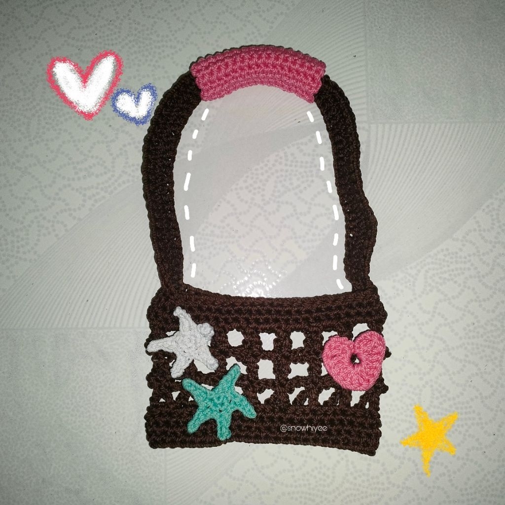 Cup holder crochet | rajut custom