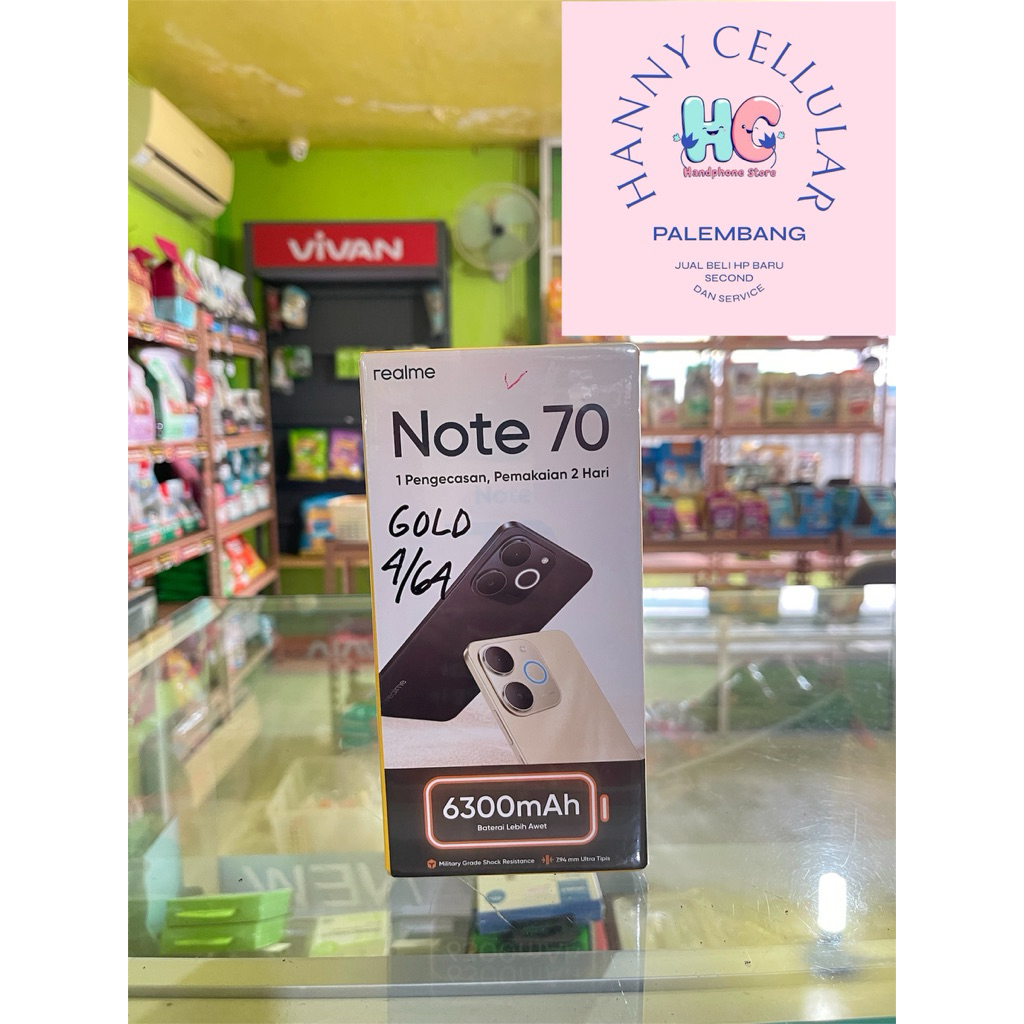 REALME NOTE 70 RAM 4/64GB BARU