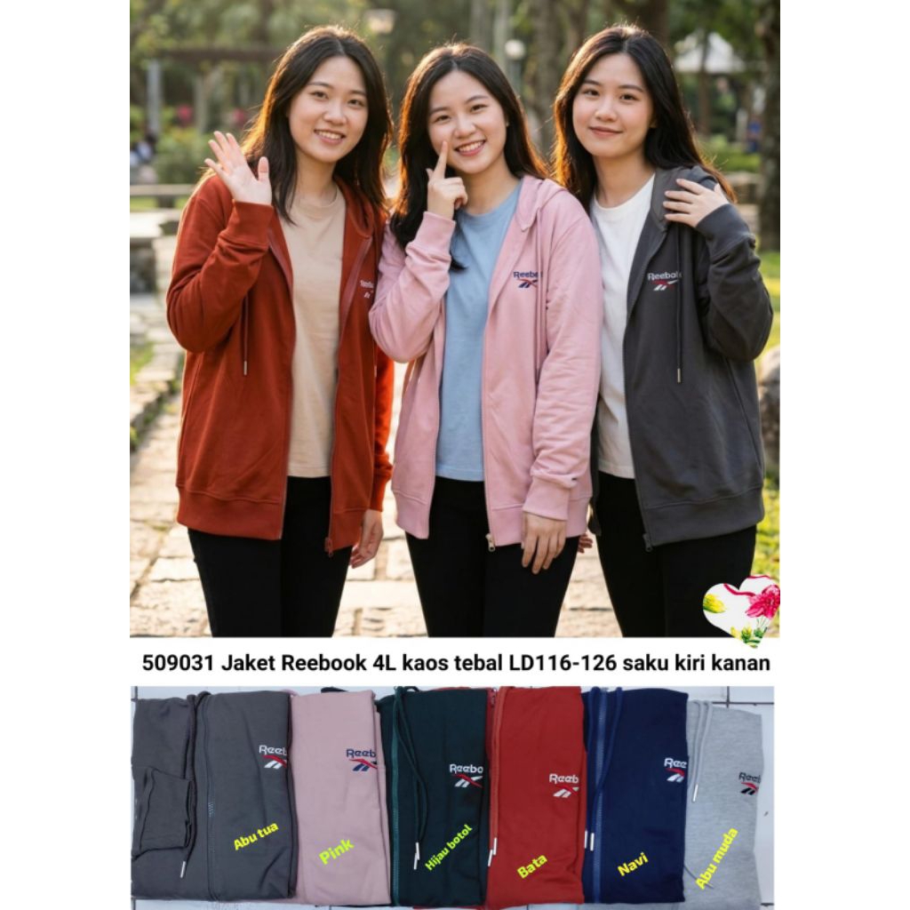 MS 509031 Jaket jumbo kaos tebal