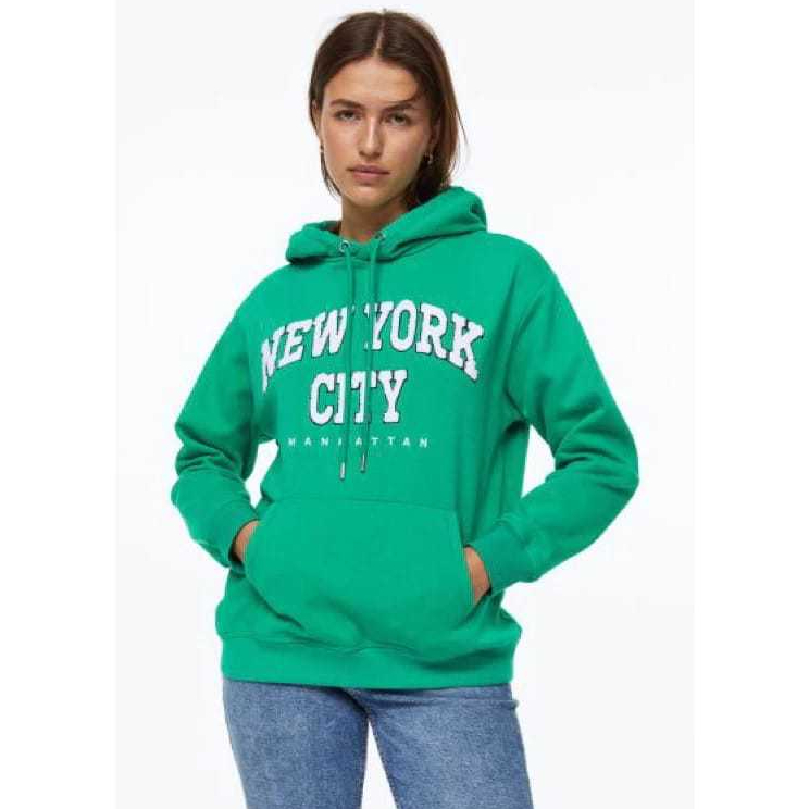 Sweater Hoodie HnM NEWYORK CITY Manhatan Sweater Hoodie HnM Pria Wanita Bahan Tebal