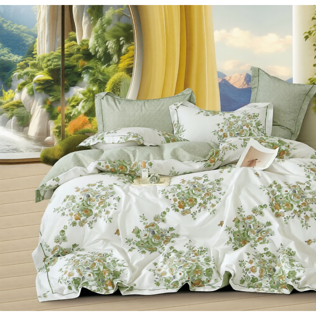 SLEEP PROJECT Paket Sprei Bedcover Quilt Cover Full Set Katun | Calista Cotton Blend Bedding