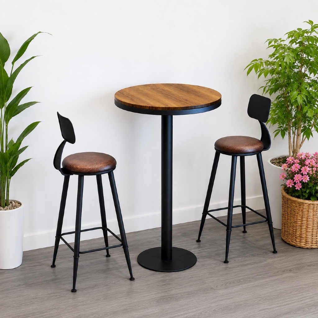 Set meja dan kursi bar minimalis,Kursi Bar Industrial,Barstool Industrial Kursi Bar Minimalis Modern