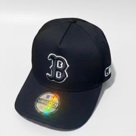 TOPI BASEBALL MLB B BOSTON WHIRE LIST ORIGINAL BLACK CAPS / TOPI PRIA WANITA / TOPI BEST SELLER
