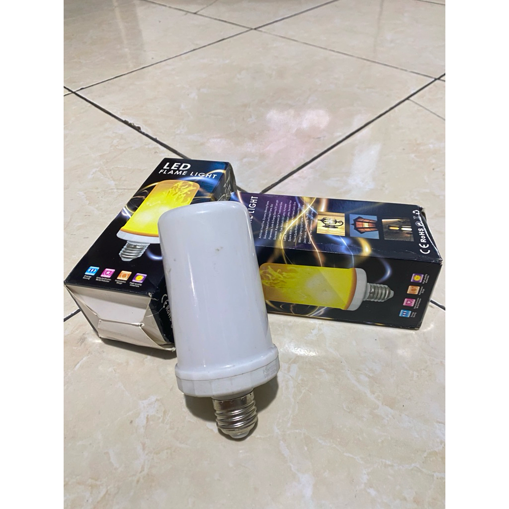 LAMPU LED FLAME LIGHT Kuning