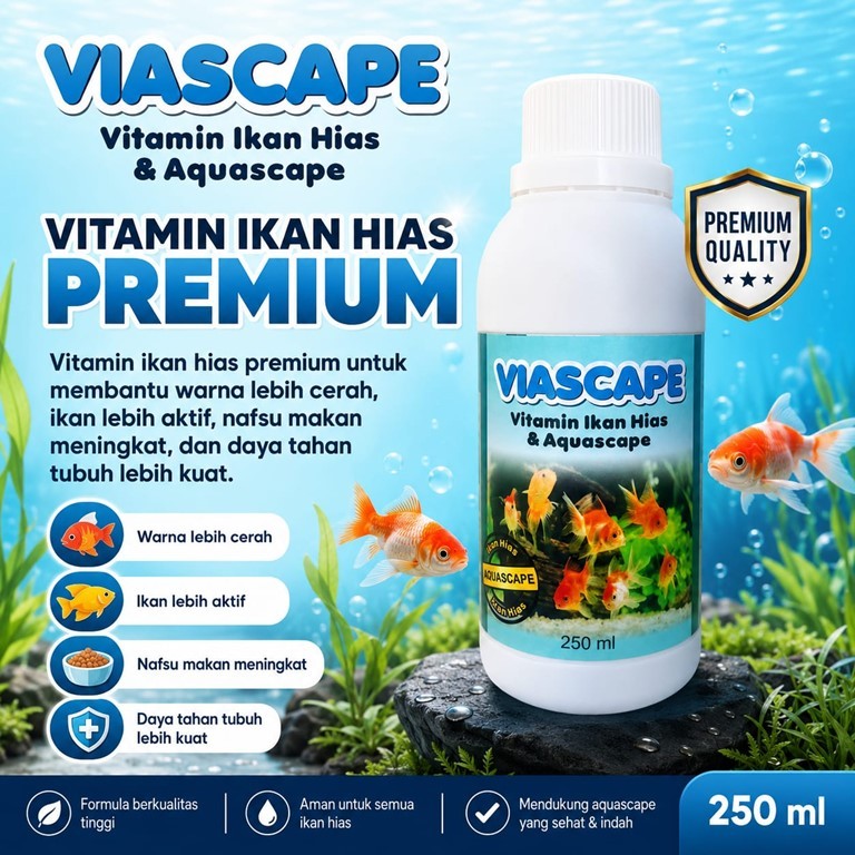 Vitamin ikan cupang / booster ikan hias / booster ikan hias air tawar / vitamin ikan mas koki