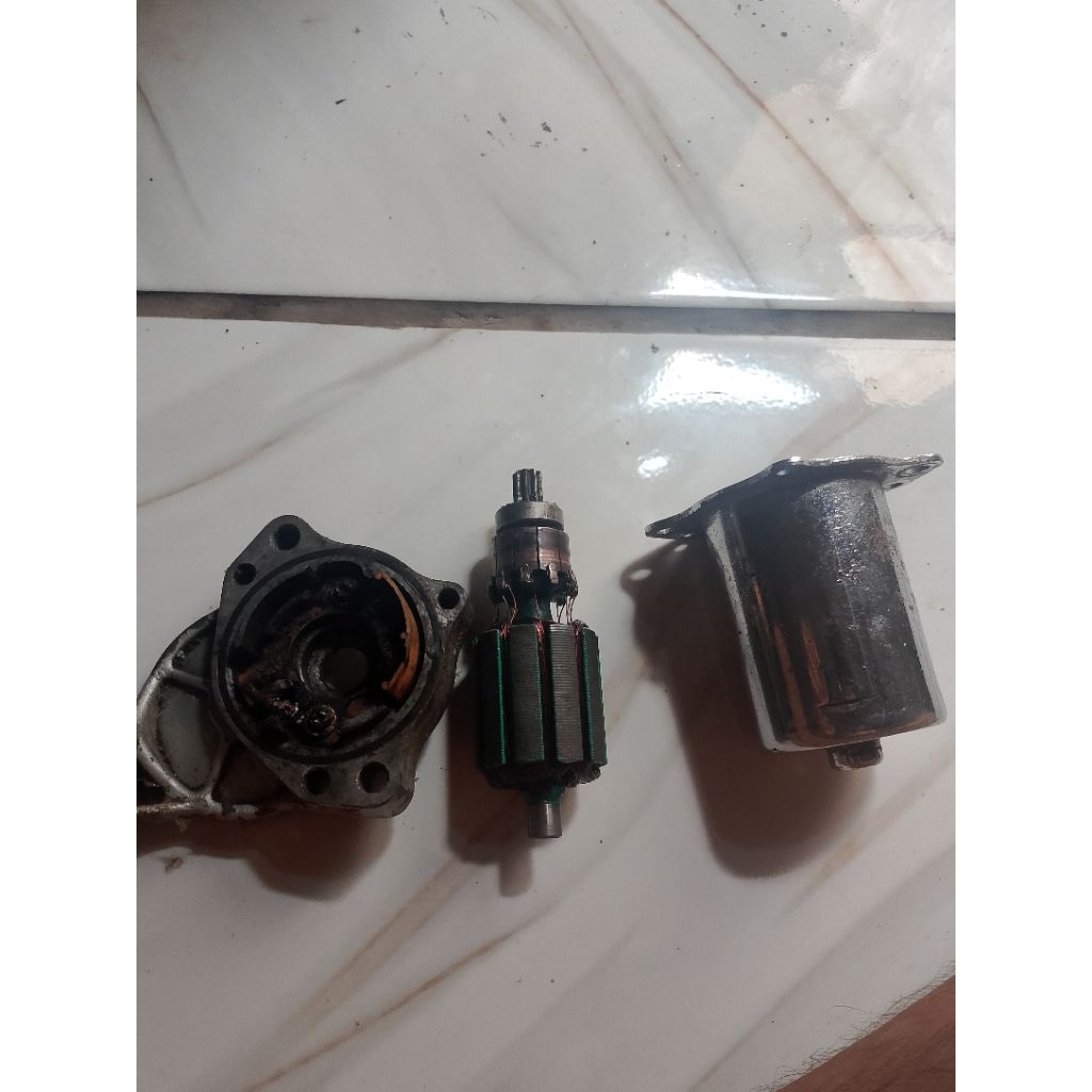 Dinamo stater grand tanpa gearbox bekas ada spulnya
