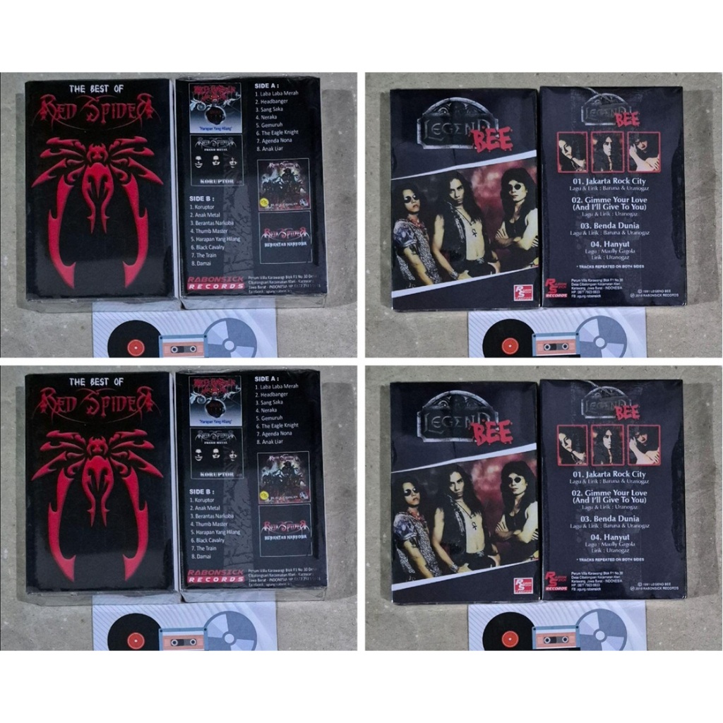 KASET PITA REDSPIDER - THE BEST OF [RED SPIDER] // LEGEND BEE - EP 4 TRACK KASET PITA