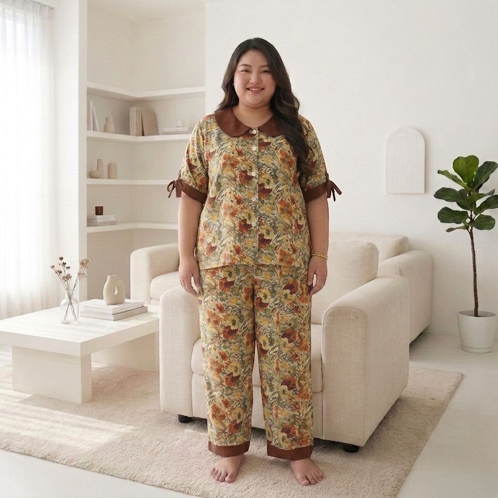 NOLA SET RAYON JUMBO LD 120 130 140 // SETELAN JUMBO // ONE SET BESAR JUMBO // SETELAN OVERSIZE RAYO