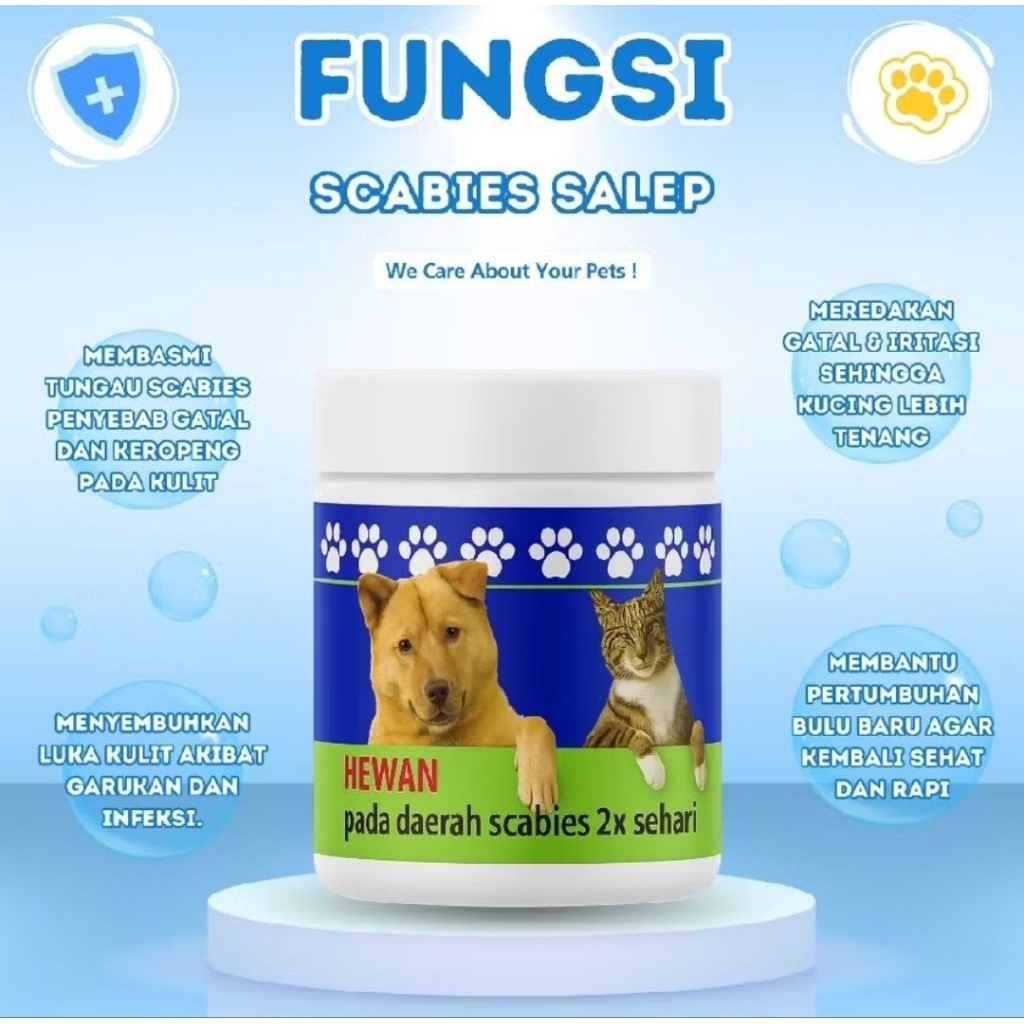 SALEP SCABIES (30gr) salep kucing anjing penghilang scabies