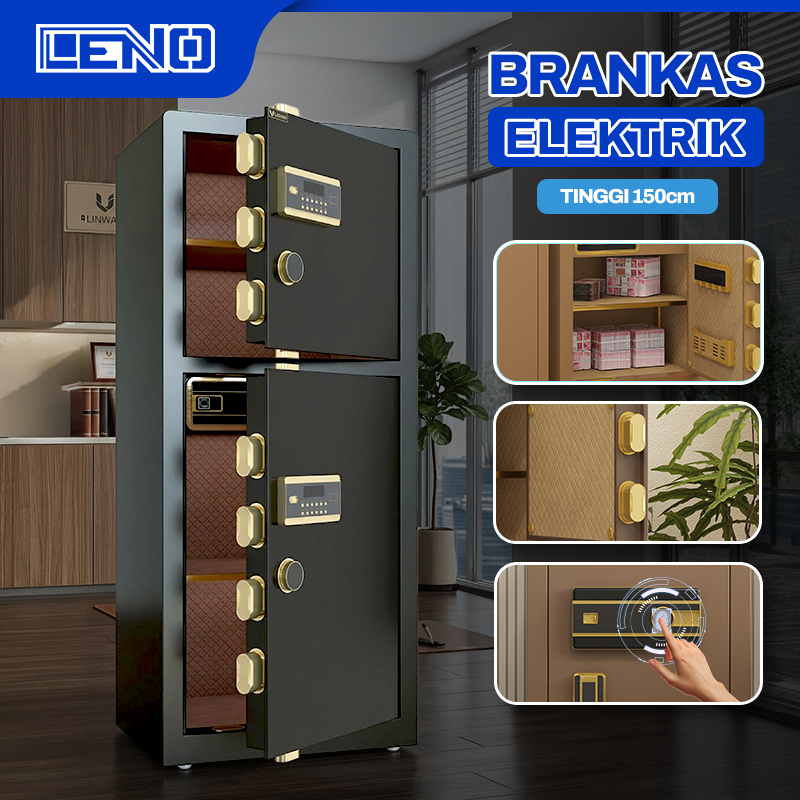 Uninet Brankas Uang dan Emas - Brankas Besar Elektrik - Brankas Dokumen Password dan Sidikjari