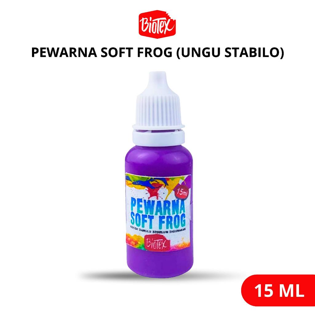 Biotex PEWARNA LATEKS 15 ML UNGU STABILO - Latex Latek Soft Frog Sofrog