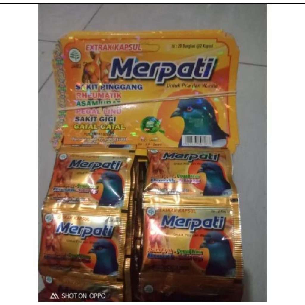 Merpati original kapsul