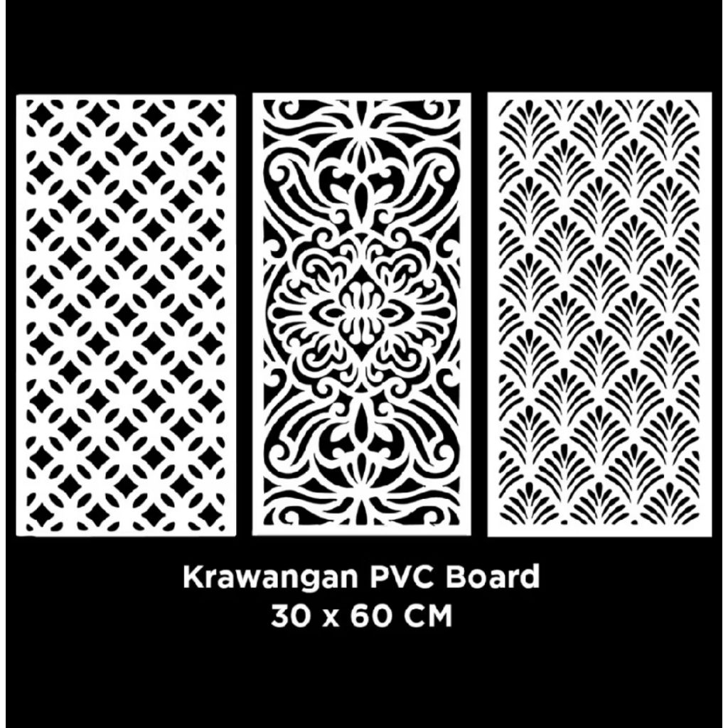 KRAWANGAN foamboard pvc/ornamen krawangan minimalis dekorasi dinding